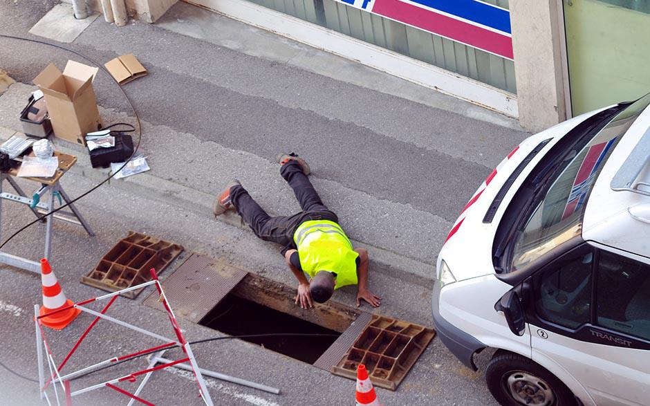 assainissement canalisation Cerny